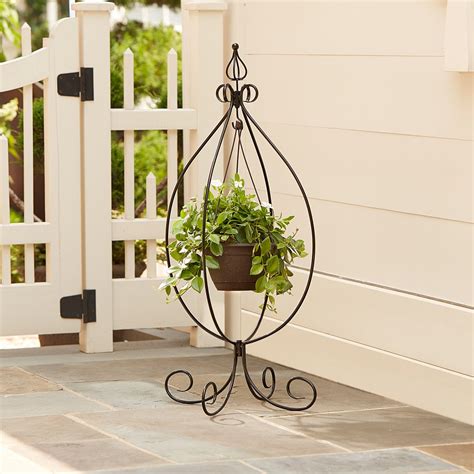 plant box holder metal|metal plant holder outdoors hanging.